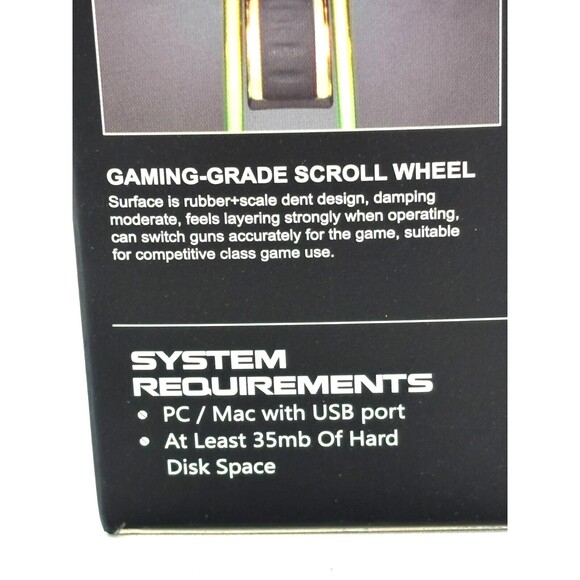 Klim AIM RGB Backlight Gaming Mouse B06XH2381Y Macro Programmable Wired‎ Mac/PC - Picture 11 of 12